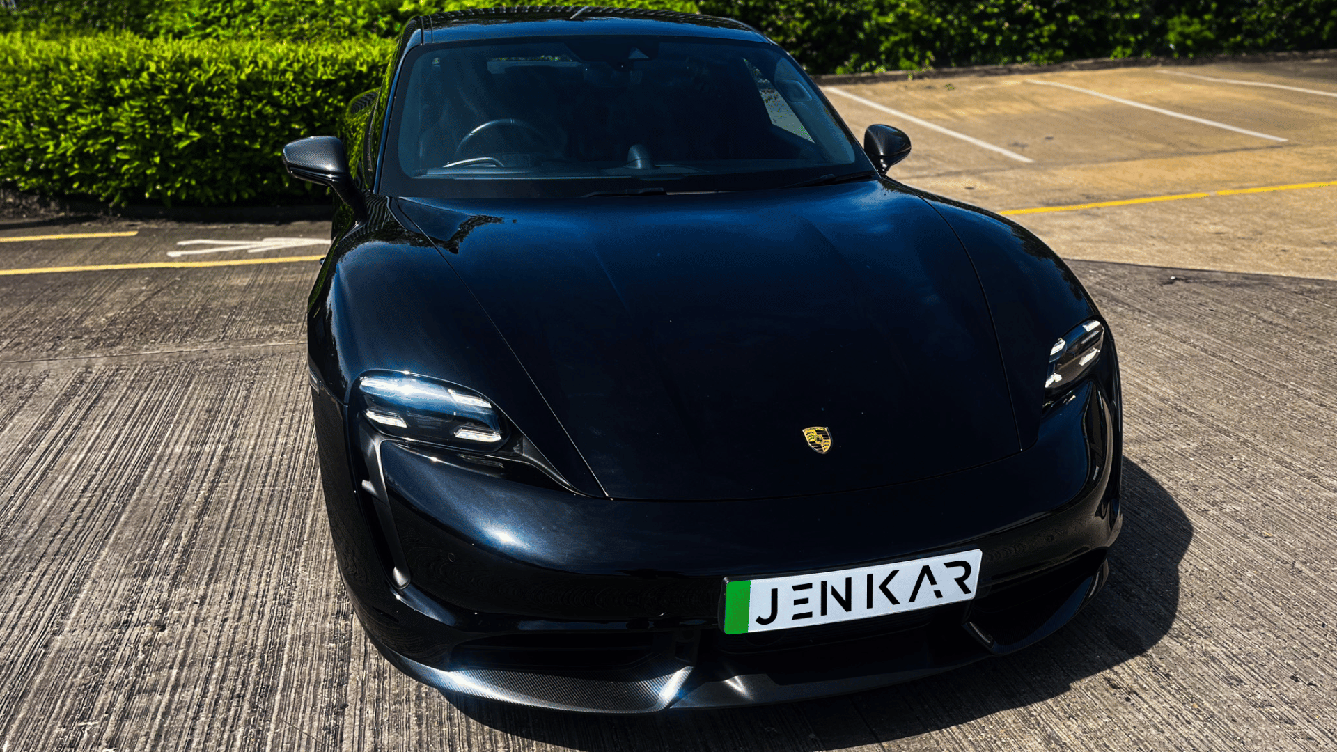 An Aston Martin vehicle awaiting to be exported in Jenkar's shipping yard
